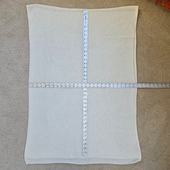 NWOT Calypso St. Barth Ivory Cashmere Scarf